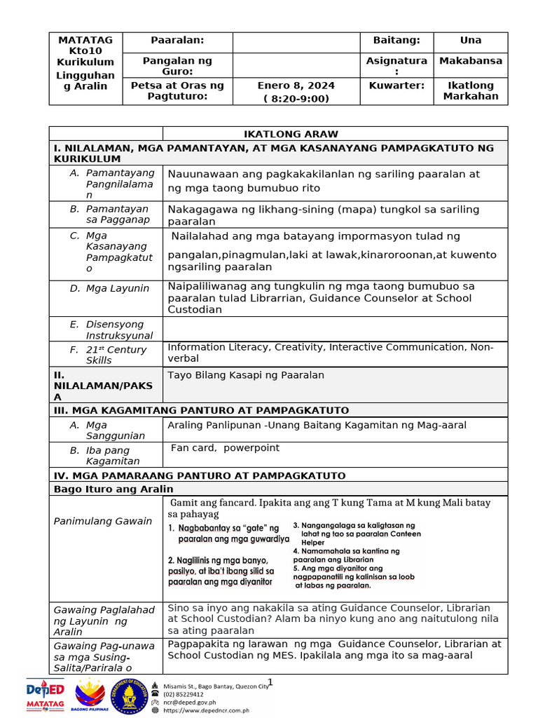 Makabansa Jan. 8, 2025 1 | PDF