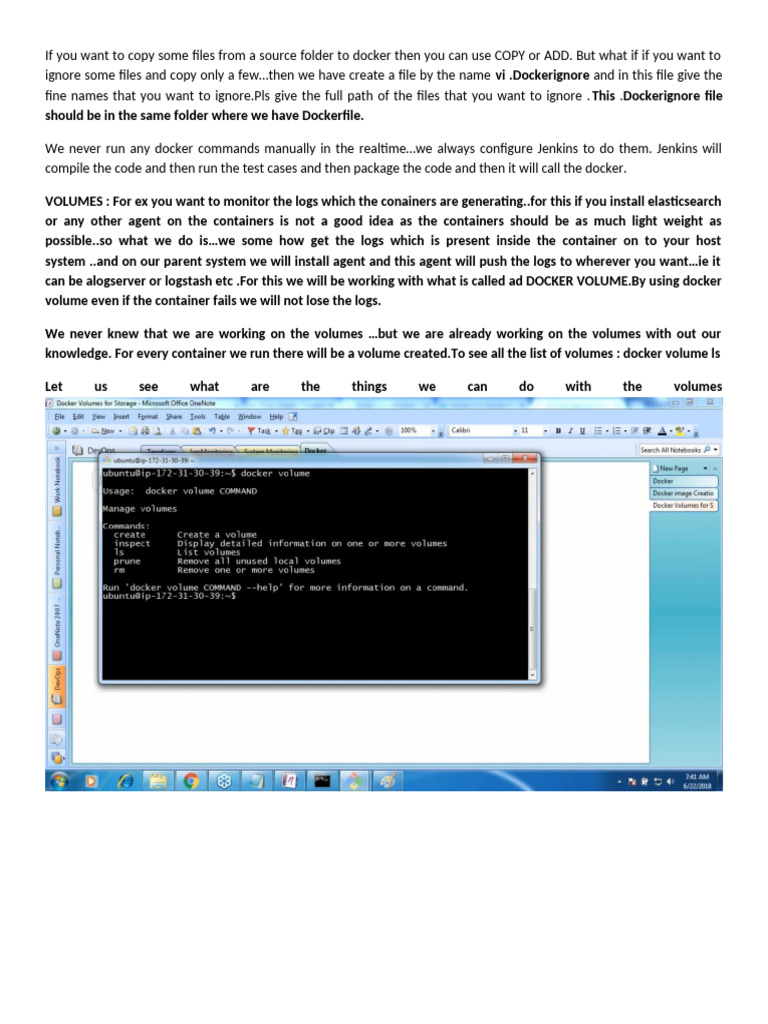 Docker COPY, .Dockerignore, and Volumes Guide | PDF | Computer File ...