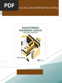 Download Full Mastering Modern Linux, Second Edition Paul S Wang PDF All Chapters