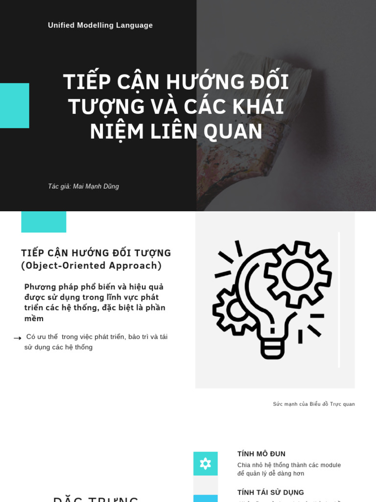 Tiếp Cận Hướng Đối Tượng Và Các Khái Niệm Liên Quan: Unified Modelling ...
