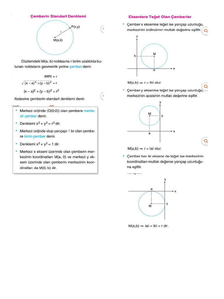 Çemberin Analitiği | PDF