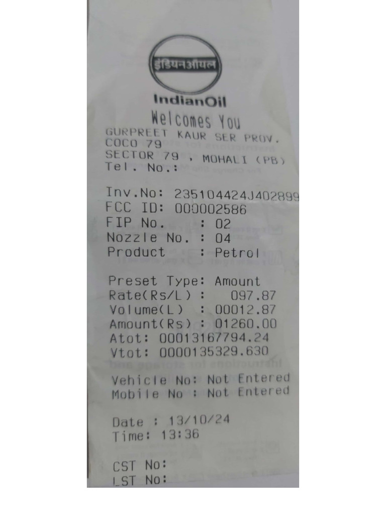 Bill Rs 1260 | PDF