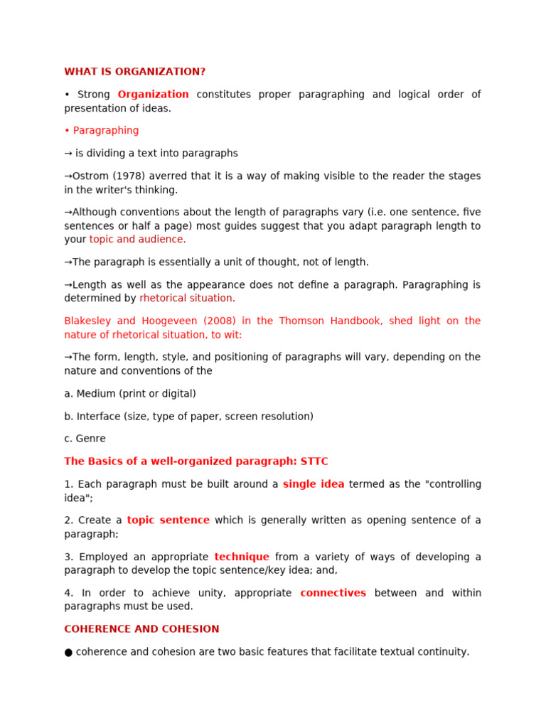 Understanding Effective Organization in Writing | PDF | Acronym | Bias