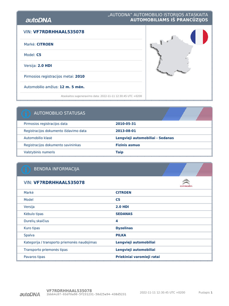 autoDNA FR VF7RDRHHAAL535078 Powered by autoDNA | PDF
