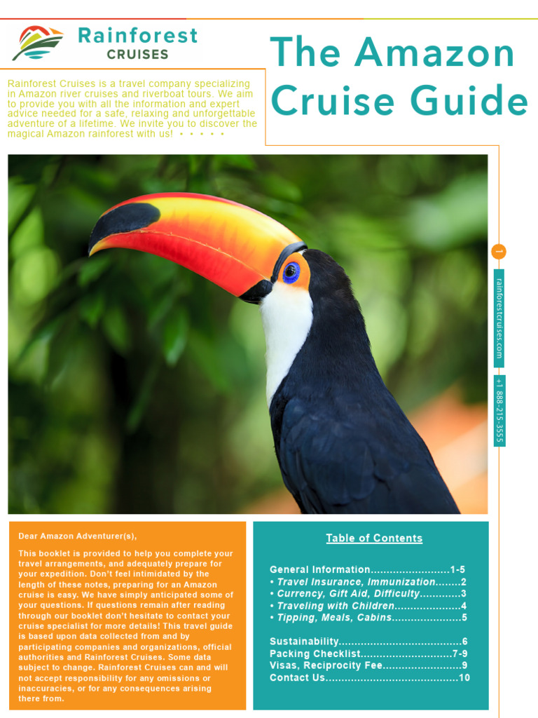 Amazon Cruise Travel Guide | PDF | Travel Visa