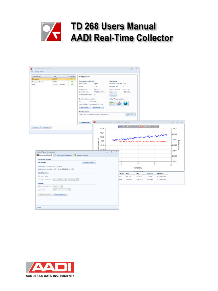 TD268 AADI Real-Time Collector Users Manual | PDF | Microsoft Windows ...