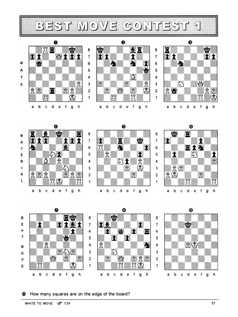 Beginner Chess Puzzles | PDF