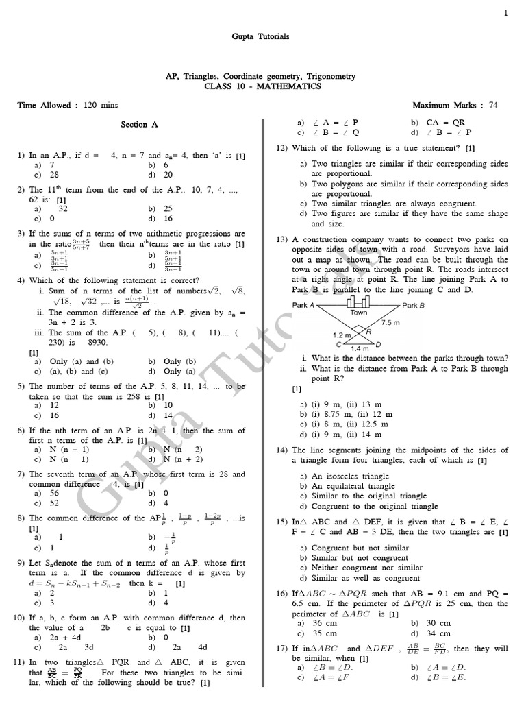 compact-1716416[1] | PDF | Triangle | Euclidean Geometry