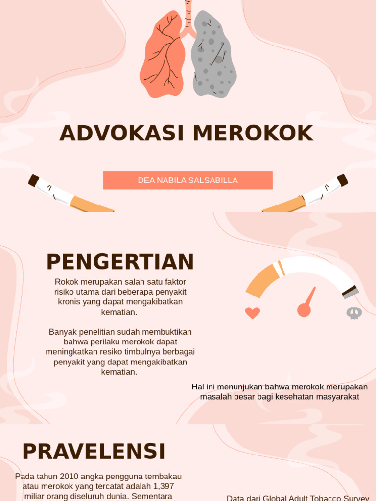 Bahaya Merokok dan Advokasi Kesehatan | PDF