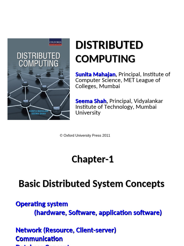 Chapter 1 Basic Distributed System Concepts | PDF | Kernel (Operating ...