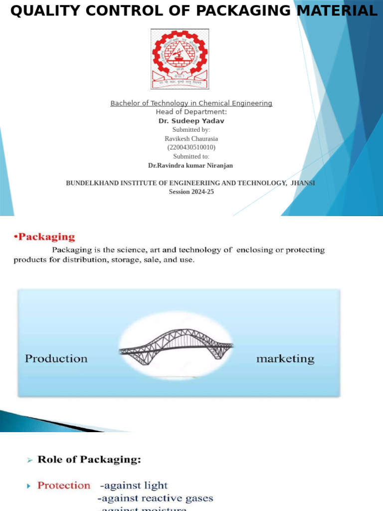 Packaging Quality Control Guide | PDF