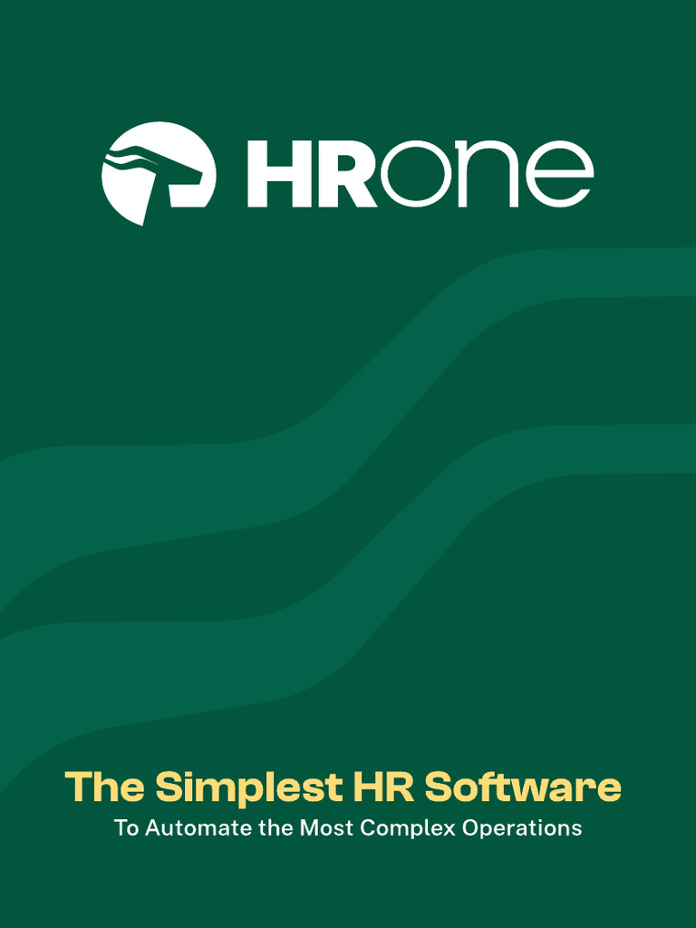HROne: Simplifying HR Automation | PDF | Human Resource Management ...