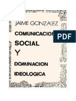 González, Jaime - Comunicación Social y Dominación Ideológica