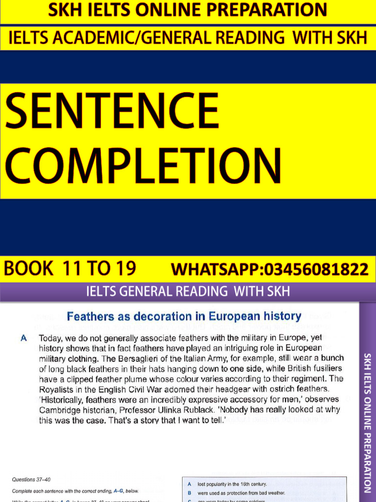 Sentence Completion | PDF | Translations | International English ...