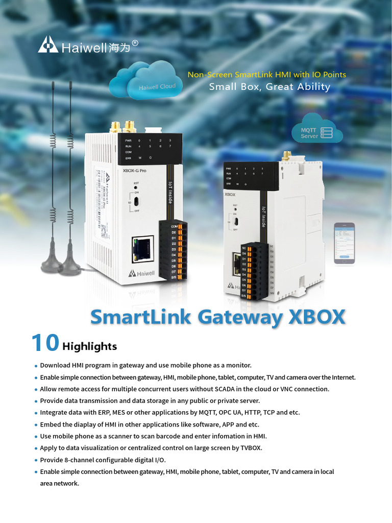 SmartLink HMI Gateway Features Overview | PDF | Cloud Computing ...