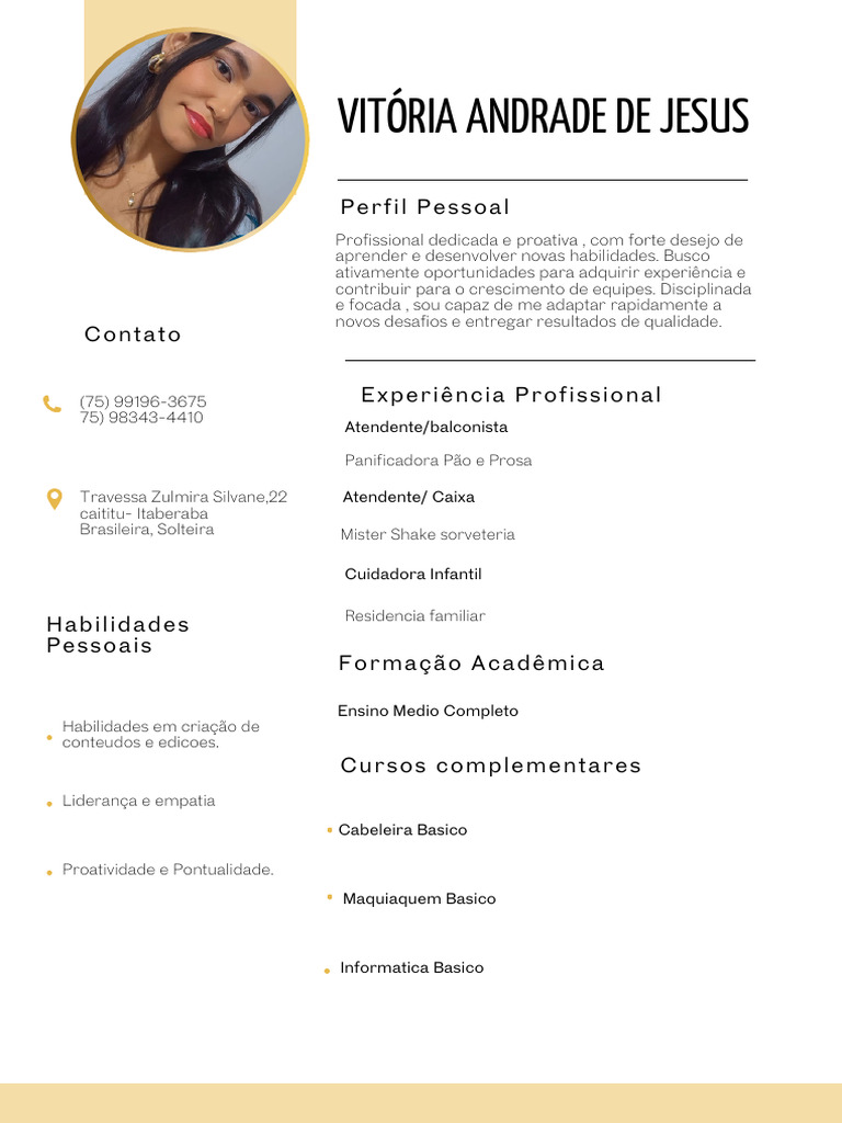 Perfil Profissional de Atendente/Balconista | PDF