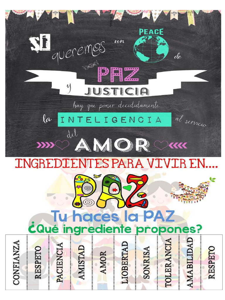 Dia Escolar de La Paz y La No Violencia | PDF