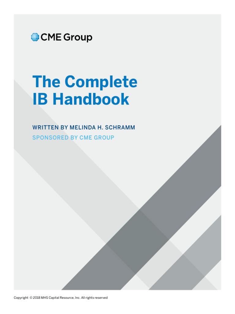 i b Handbook | PDF | Futures Contract | Chicago Mercantile Exchange