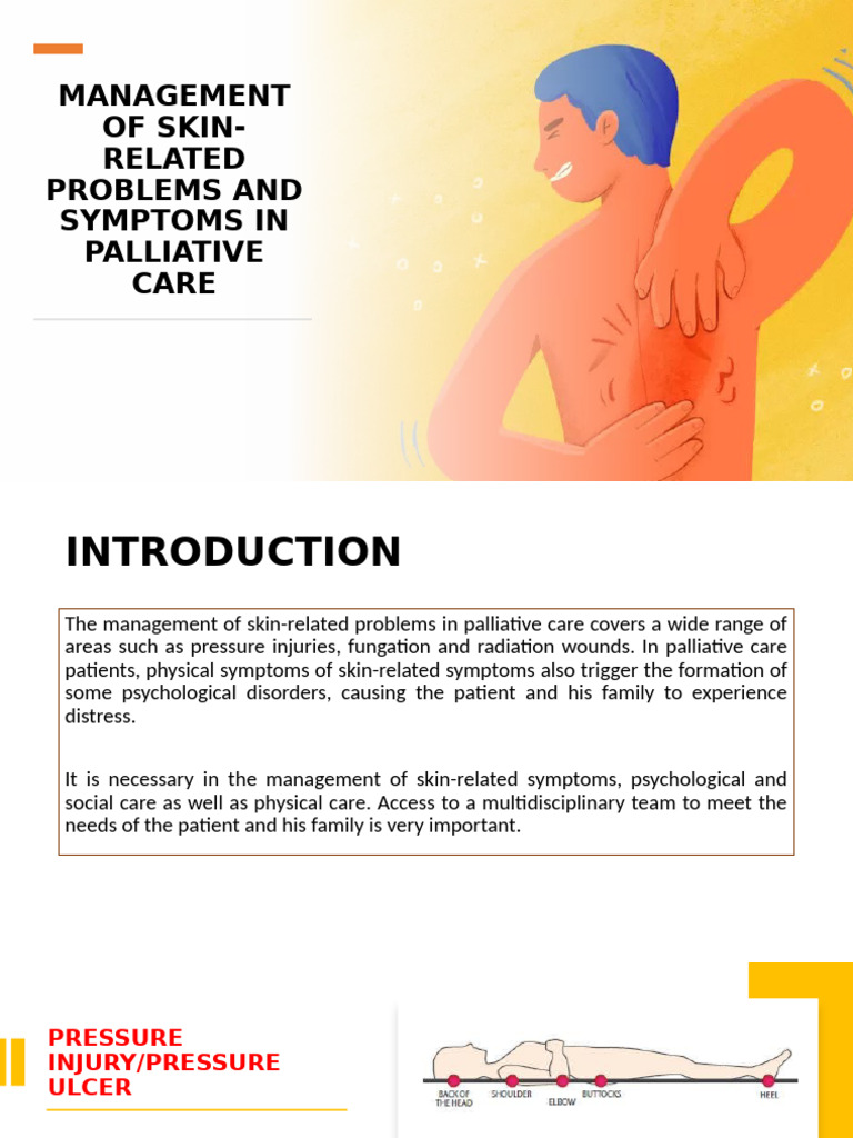 Management of Skin Related Problems and Symptoms in Palliative Care ...