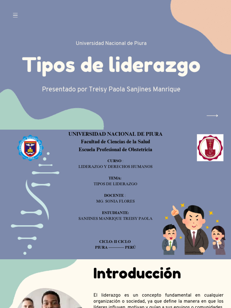 Tipos de Liderazgo y Ejemplos Clave | PDF | Liderazgo