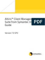 Altiris™ Client Management Suite From Symantec User Guide: Version 7.0 SP2