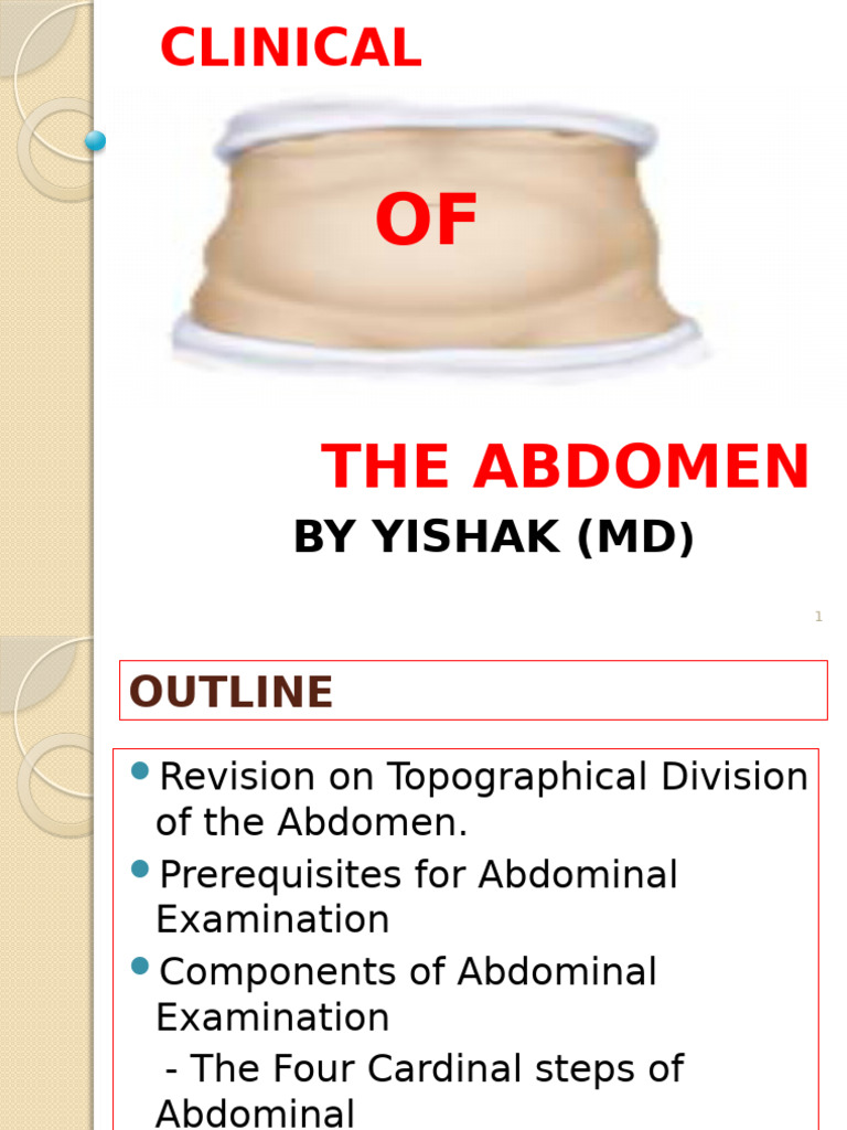 Abdominal Examination Techniques | PDF | Abdomen | Medical Specialties