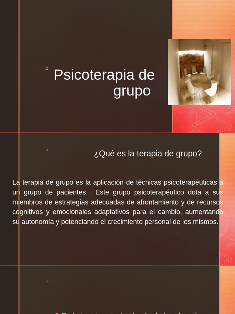 Psicoterapia de Grupo | PDF | Psicoterapia | Psicoterapia grupal