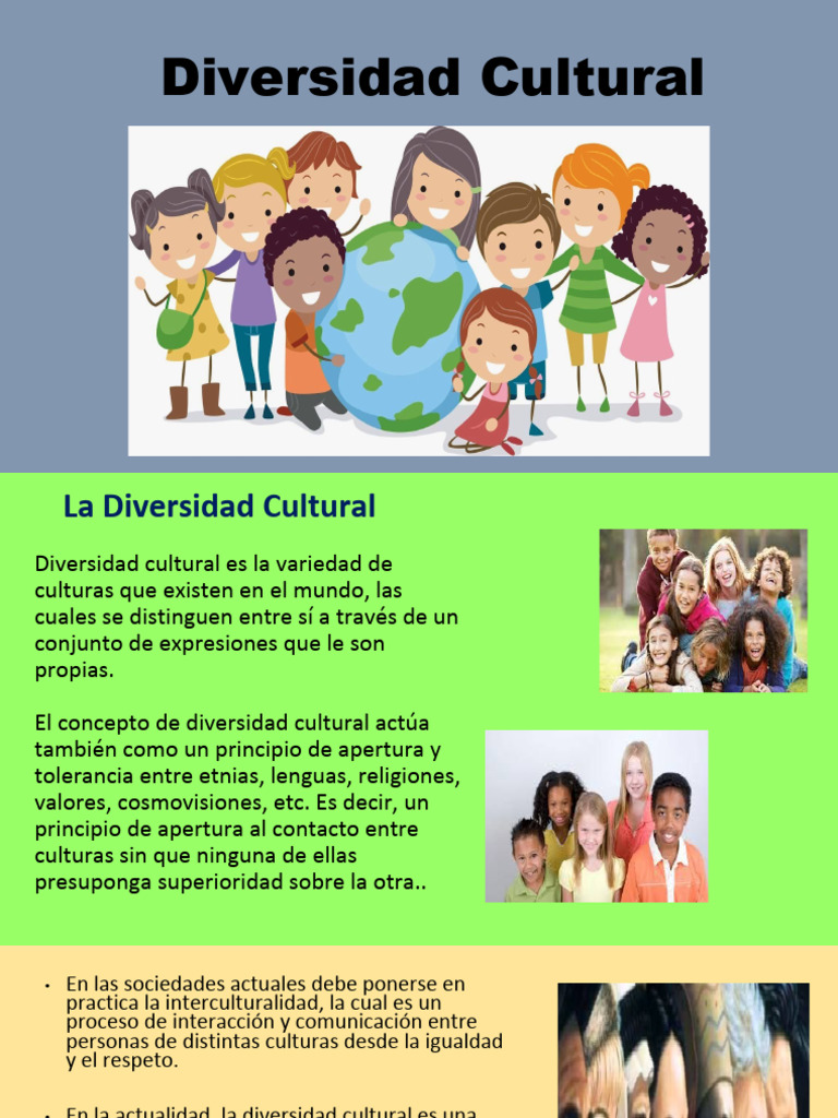 Importancia de la Diversidad Cultural | PDF | Diversidad cultural ...