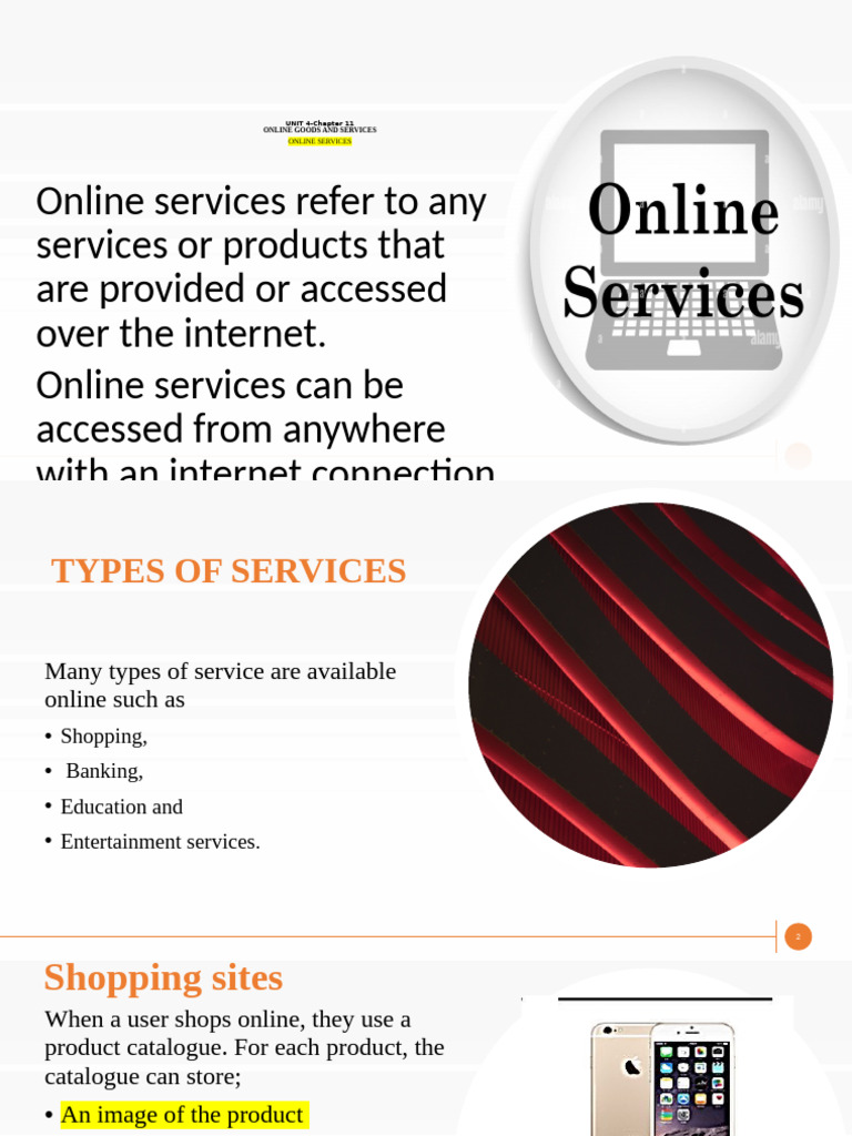 Image showcasing Overview of Online Goods and Services | PDF | Http Cookie | Online Shopping