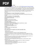 Debut Script Pdf