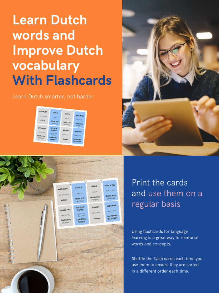 Dutch Vocabulary Flashcards Guide | PDF