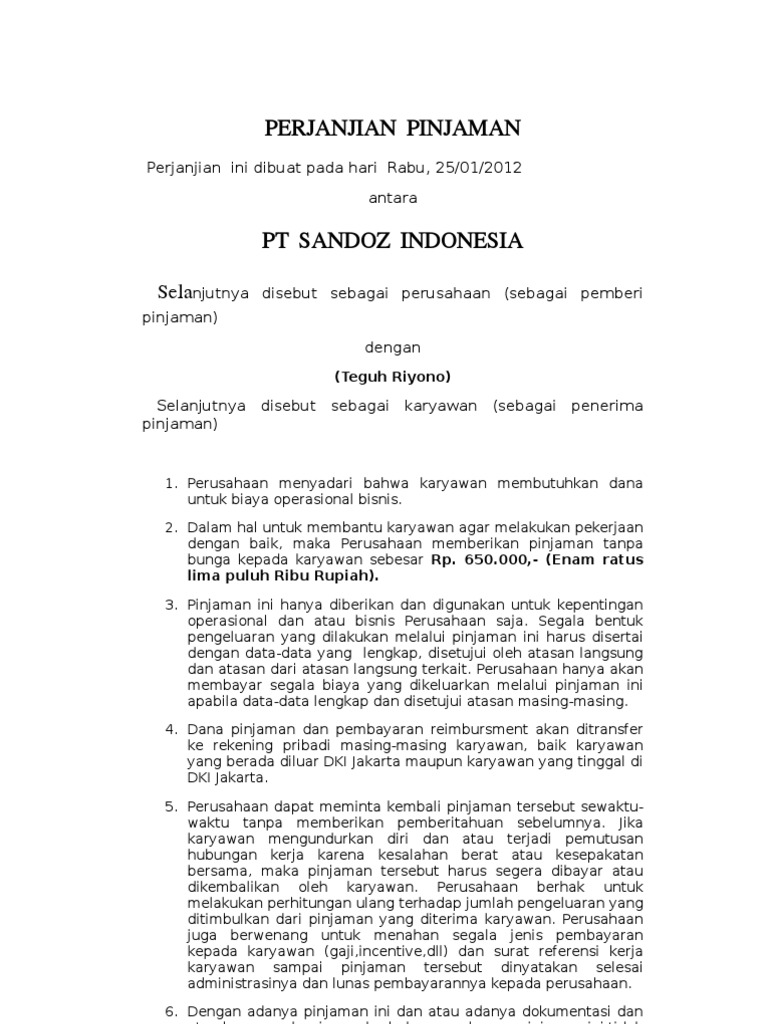 Perjanjian Jaman