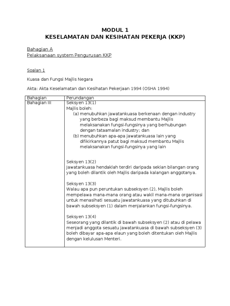 Assignment MODUL 1 Jan 2012 | PDF