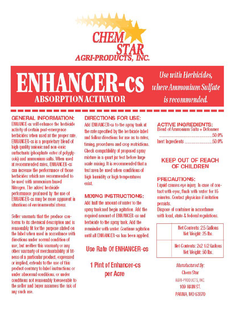 Enhancer Cs | PDF