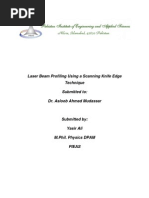 Download Knife Edge Technique for Laser Profiling by Yasir Ali SN81333968 doc pdf