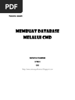 membuat database melalui cmd