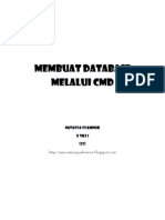 Membuat Database Melalui CMD