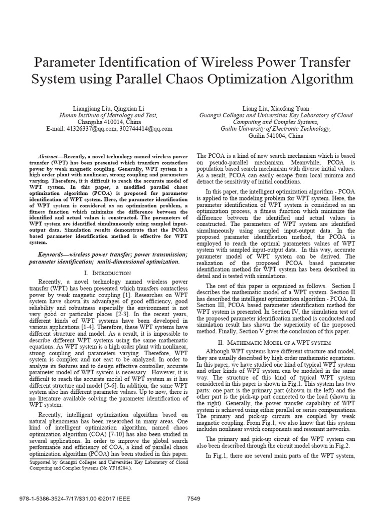 Wireless Power Transfer Optimization | PDF