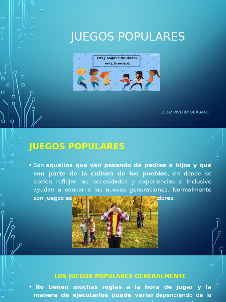 Juegos Populares | PDF | Educación en artes liberales