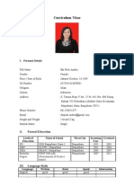 Curriculum Vitae: I. Personal Details