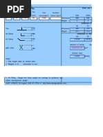 Input Parameter Valve and Flange: Fluid Density (KG/M) Insulation Density (KG/M)