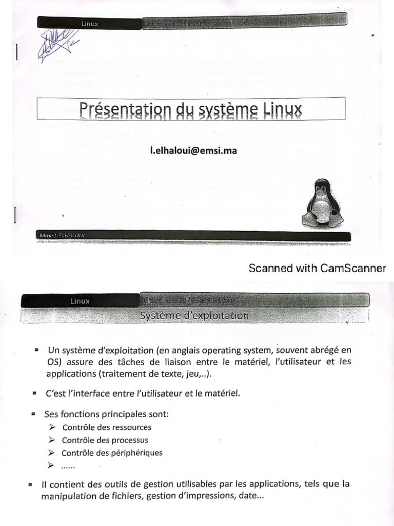 Linux Chapitre 1 | PDF