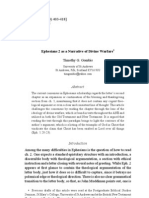 Ephesians 2 As A Narrative of Divine Warfare: University of ST Andrews ST Andrews, Fife, Scotland KY16 9JU