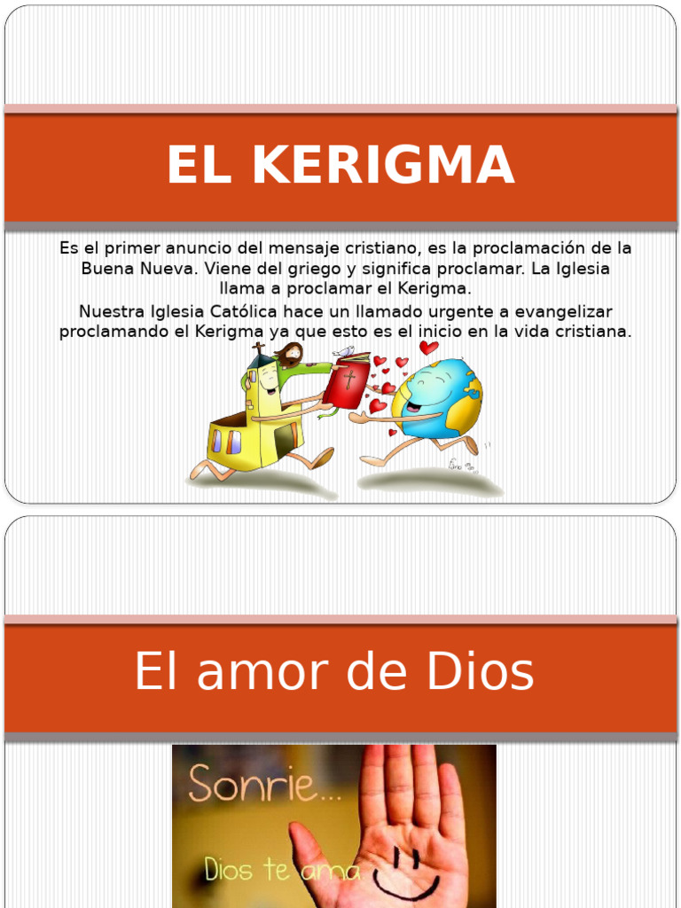 Proclamación del Kerigma y el Amor de Dios | PDF
