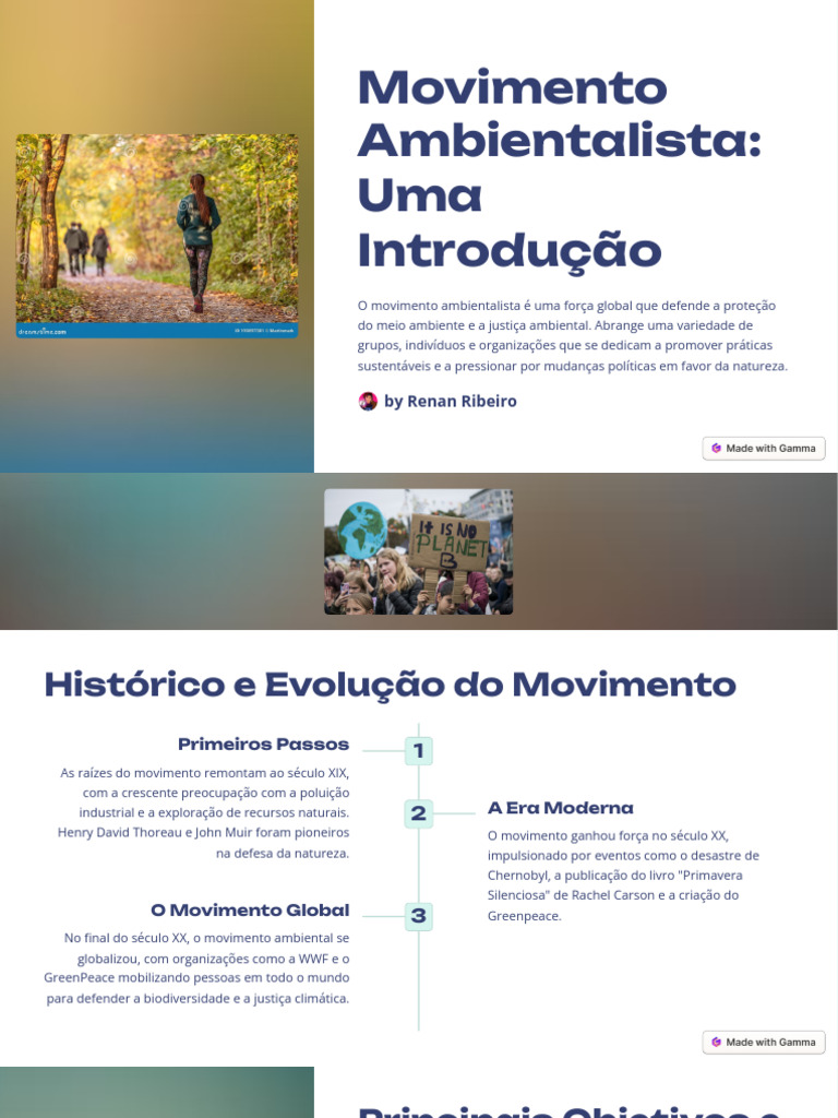 Movimento Ambientalista no Brasil | PDF | Movimento ambientalista ...