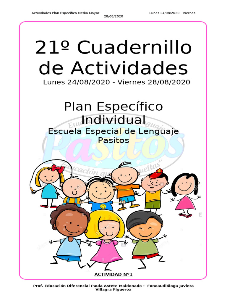 Actividades de Lenguaje para Medio Mayor | PDF | Lingüística