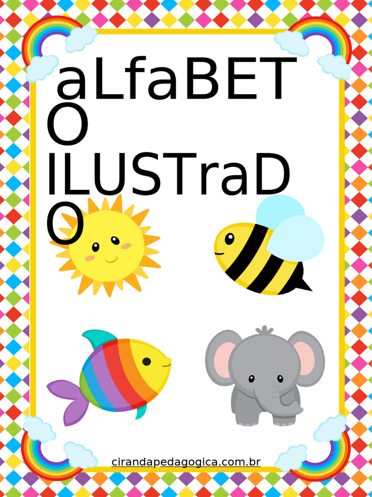 Alfabeto Ilustrado para Impressão | PDF