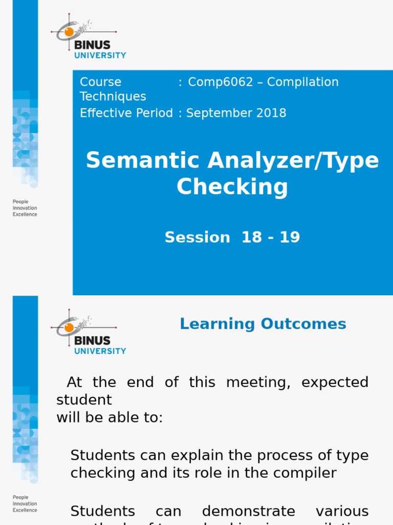 Type Checking in Compilation Techniques | PDF | Data Type | Pointer ...
