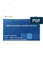 OEM OEM Preinstallation Preinstallation Kit (OPK) Overview Kit (OPK) Overview