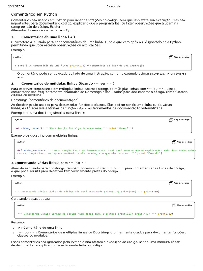 Ilovepdf Merged | PDF | Python (linguagem de programação) | Tipo de ...